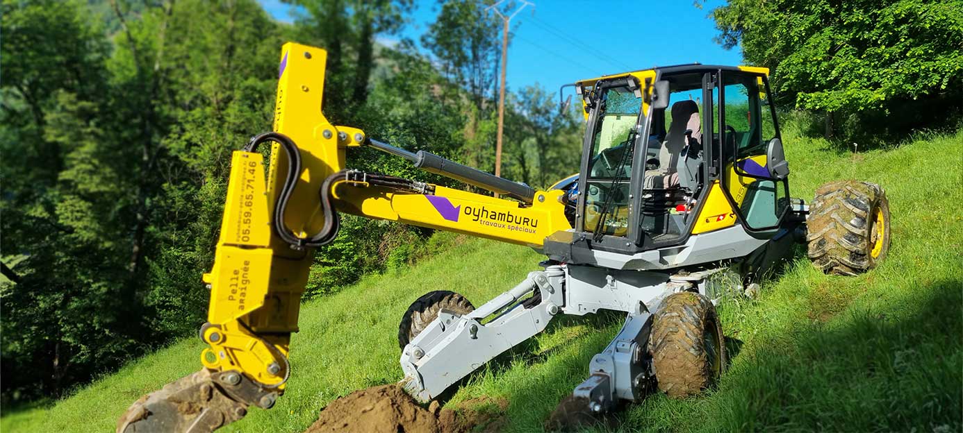 Oyhamburu Travaux spéciaux pelle araignee