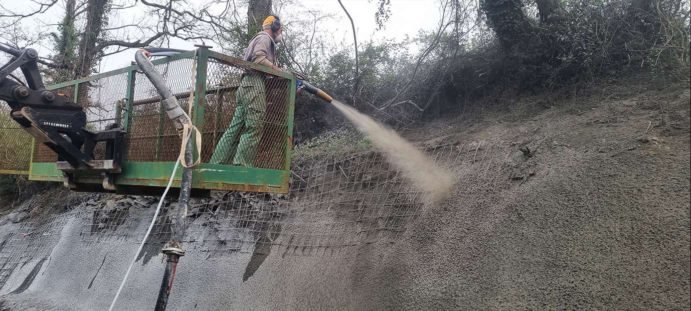 Oyhamburu Travaux spéciaux béton projeté